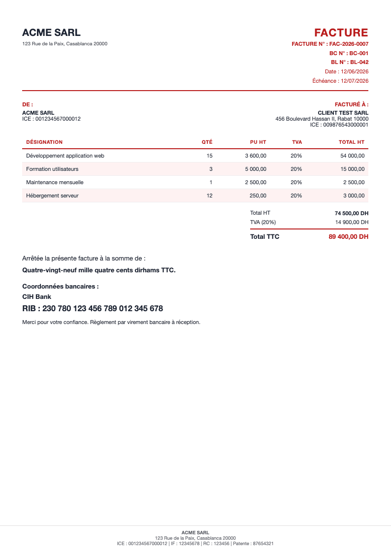 Modèle de document 5